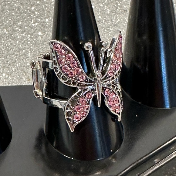 FASHION BUTTERFLY STRETCH RING - Picture 2 of 5